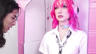 Banging the sexy gamer sexbot in the chair