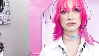 Banging the sexy gamer sexbot in the chair
