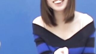 Asian babes unaware of need to pee in front of camera