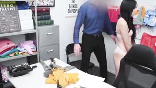 Teen thief Judy Jolie gets doggystyle fucked after deepthroat