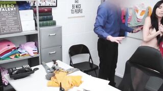 Teen thief Judy Jolie gets doggystyle fucked after deepthroat