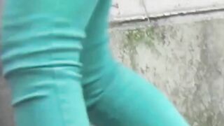 Voyeur showing gorgeous ladies of Japan peeing outdoor
