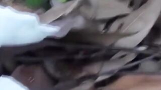 Japanese schoolgirl caught peeing in public by voyeur