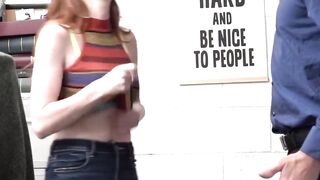 Redhead Aria Carson missionary fucked and drenched hard