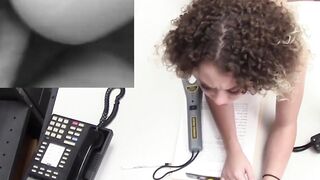 Curly Allie Addison doggystyle fucked after blowjob fun