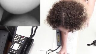 Curly Allie Addison doggystyle fucked after blowjob fun