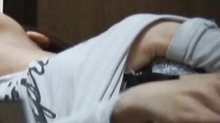 Watch Asian hotties caress hairy wet cunts in solo