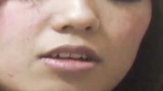 Watch Asian hotties caress hairy wet cunts in solo