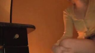 Busty babe loves creampie