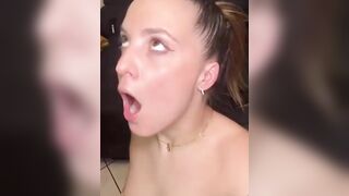 Italian slut get two loads of cum after shagging two guys