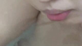 Japanese beauty relaxes in bathtub caught on hidden camera