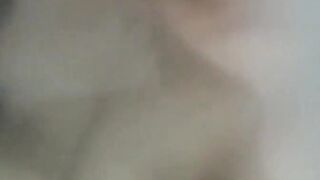 Japanese beauty relaxes in bathtub caught on hidden camera