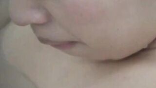 Japanese beauty relaxes in bathtub caught on hidden camera