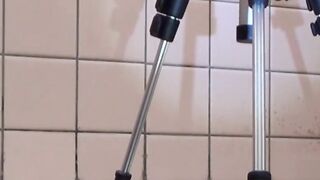 Asian beauties showing pussies while peeing in toilet