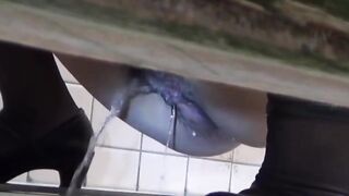 Golden Glow Girls #3 - Peeing Compilation with Close-ups