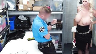 Bigwig milf fucked in stockings for stealing condoms