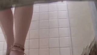 Tokyo ladies peeing on public toilet caught on camera