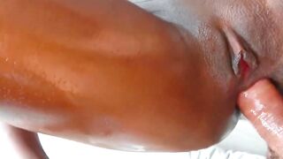 Black Latina teen enjoyed hardcore anal sex after guy gave perfect blowjob
