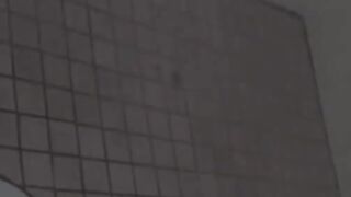 Hidden cam records Japanese women pissing in a restroom
