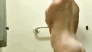 My showering stepsister 22yo (voyeur)