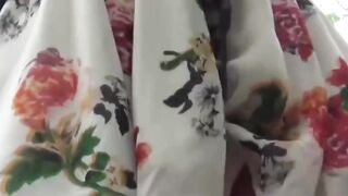 Kinky Asian girl peeing relentlessly in public