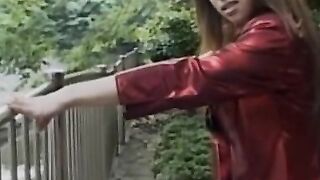 Naked babe outdoor sex