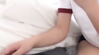 Young bitch takes a big one