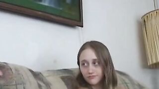 Blonde babe fucked in POV