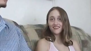 Blonde babe fucked in POV