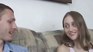 Blonde babe fucked in POV