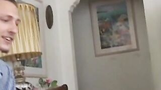 Blonde babe fucked in POV