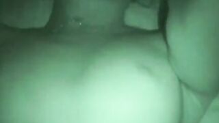 Girl's tits licked and blowjob