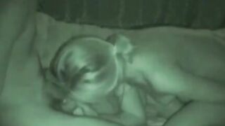 Girl's tits licked and blowjob