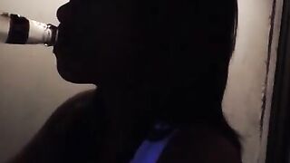 Asian girl slammed by her BF