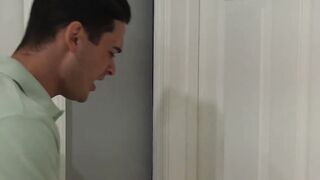 Busty cougar Taylor Wild caught by stepson dildo drilling her hungry pussy