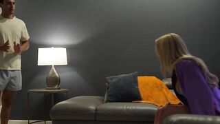 Busty cougar Taylor Wild caught by stepson dildo drilling her hungry pussy