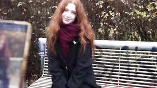 GERMAN SCOUT - Redhead Alice Seduce Sex