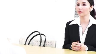 Japanese Office Slut - Sexual Roleplay with Boss in Uniform