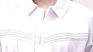 Japanese Teen Nurse teach Virgin Guy how to Fuck and test his cock at Hospital