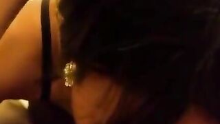 Black Amateur POV Deepthroat Blowjob