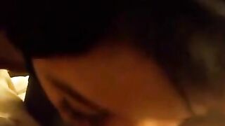 Black Amateur POV Deepthroat Blowjob