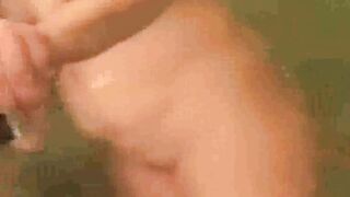busty Stepmom teasing after caught me peeking