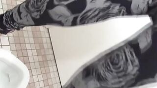 All these Asian girls look so hot peeing in public restrooms