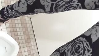 All these Asian girls look so hot peeing in public restrooms
