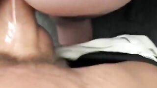 Ashley Lane rides officer's hard cock reverse