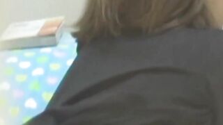 Sneaky footage shows Japanese girl pleasuring herself