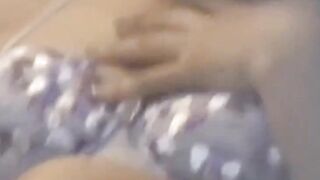 Japanese babe enjoys intimate moments while being watched