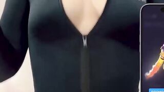 Amateur cowgirl ride gigantic cock, Olivia Moore enjoys messy sex!