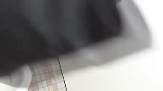 Japanese girls unaware of being filmed while they are peeing