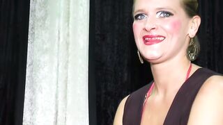 German freaky housewife shows her twat inside front of the camera for the first time